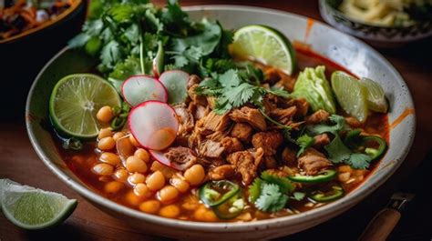  Pozole! Một món súp Mexico cay nồng với hương vị truyền thống và sự phong phú của các loại topping